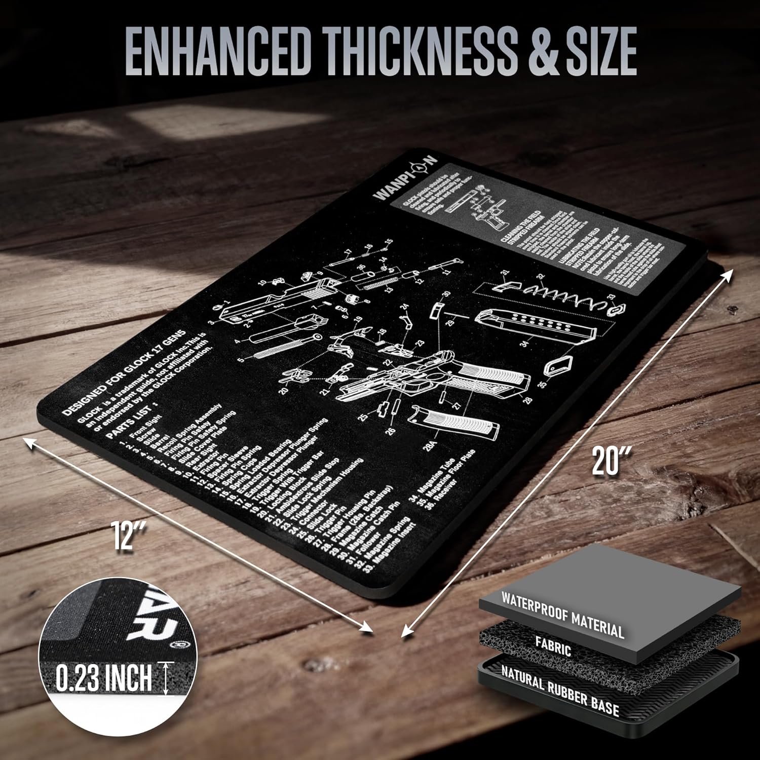 Magazine Speed Loader, Rapid Loader for Glock 9mm/.40sw, Glock 17,18,19,22,23,24,26,27,34,35,45 and 47, with Efficient, Stable and Quick Loading, Great Gift for Fathers or Shooting Buddies