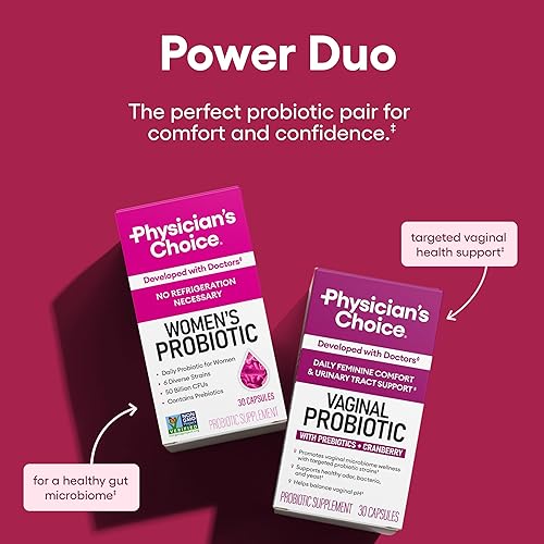 Miniatura 2 de Physician's CHOICE Feminine Power Duo Bundle - Probiótico vaginal 30ct + probiótico para mujer 60ct
