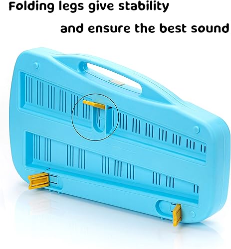 Miniatura 8 de 25note Glockenspiel, xilófono para niños y adultos, instrumento de purificación [fabricado en Corea] (amarillo-arcoíris)