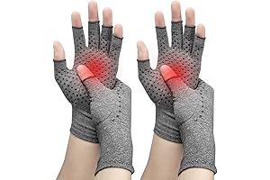 DRNAIETY Fingerless Compression Gloves for Pain Relief
