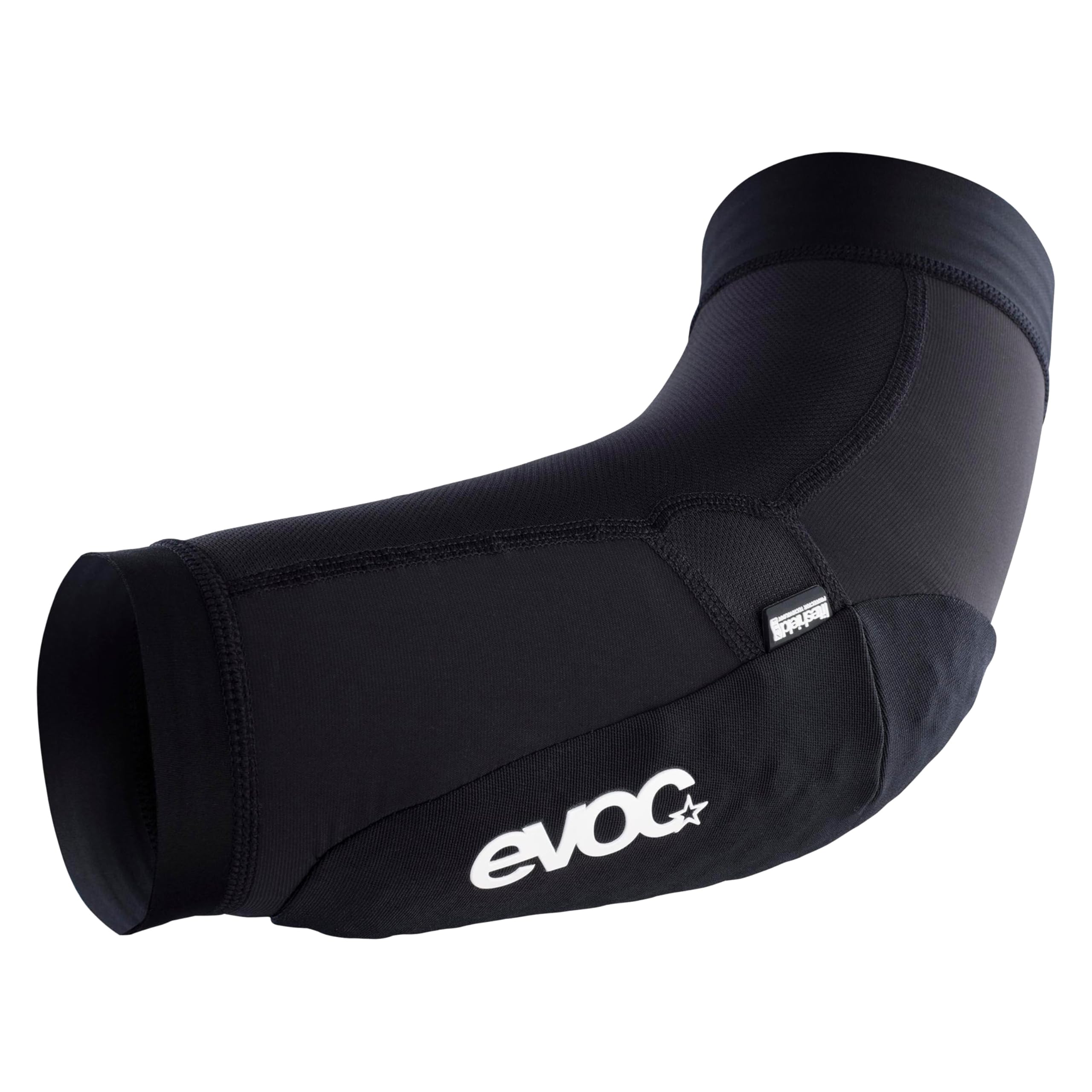 EVOC ELBOW PROTECTOR LS FLEX LITE, lightweight MTB elbow protectors (elbow pads with level 1 protection, breathable arm protectors, optimum freedom of movement, bike accessories, size: S), black