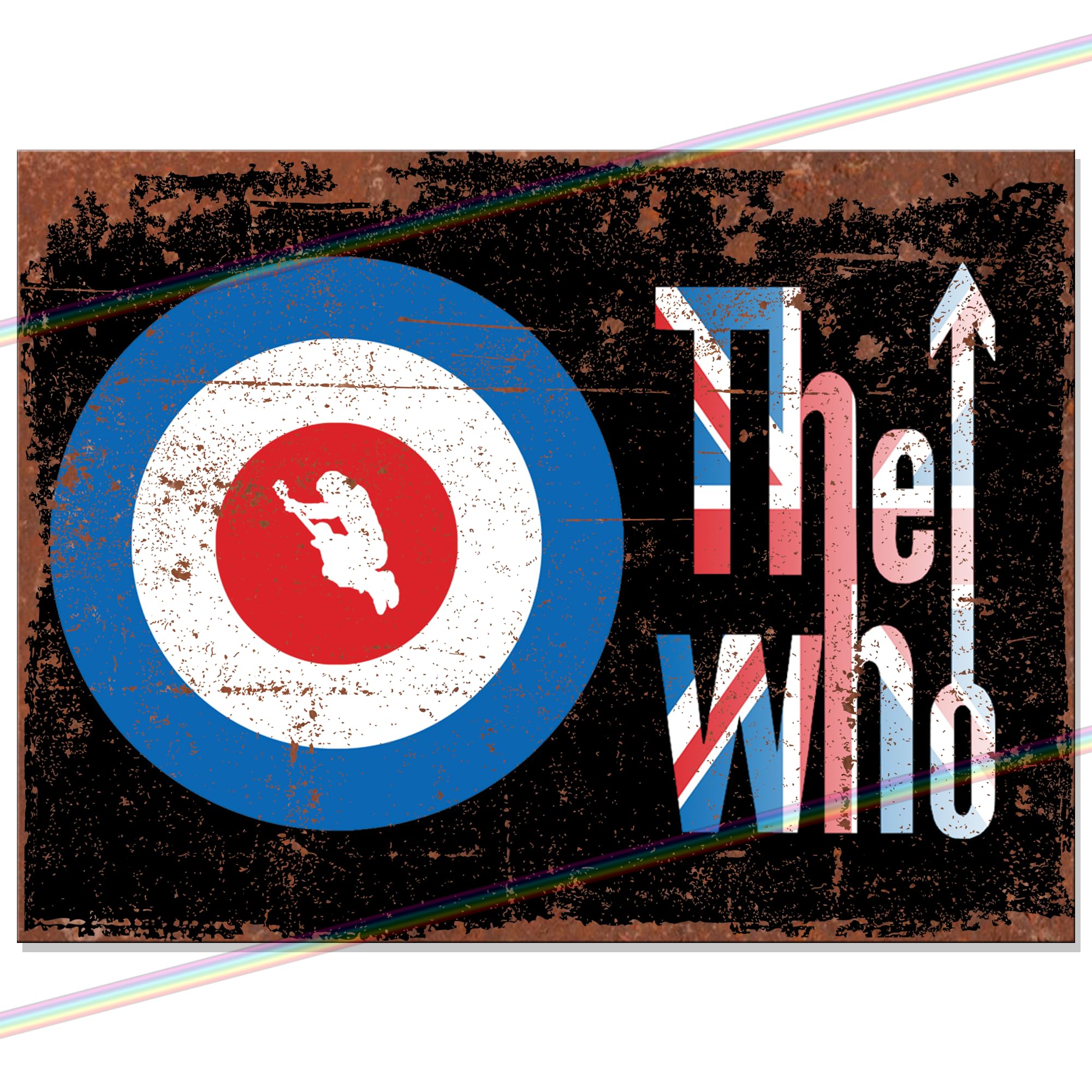 TW Logo Music Metal Signs for Mancave, Shed, Garage, Kitchen, Man Cave. Gift for Birthday, Christmas, Xmas. Retro Vintage Reproduction Memorabilia Tin Signs. 20cm x 15cm #MS704-M