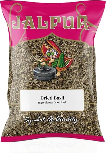 Jalpur Miller's Dry Basil   100g | Premium Dried Basil Herb for Cooking | Authentic Italian Herb for Pasta, Pizza, Sauces & Seasoning | Aromatic, Flavorful & Vegetarian-Friendly |