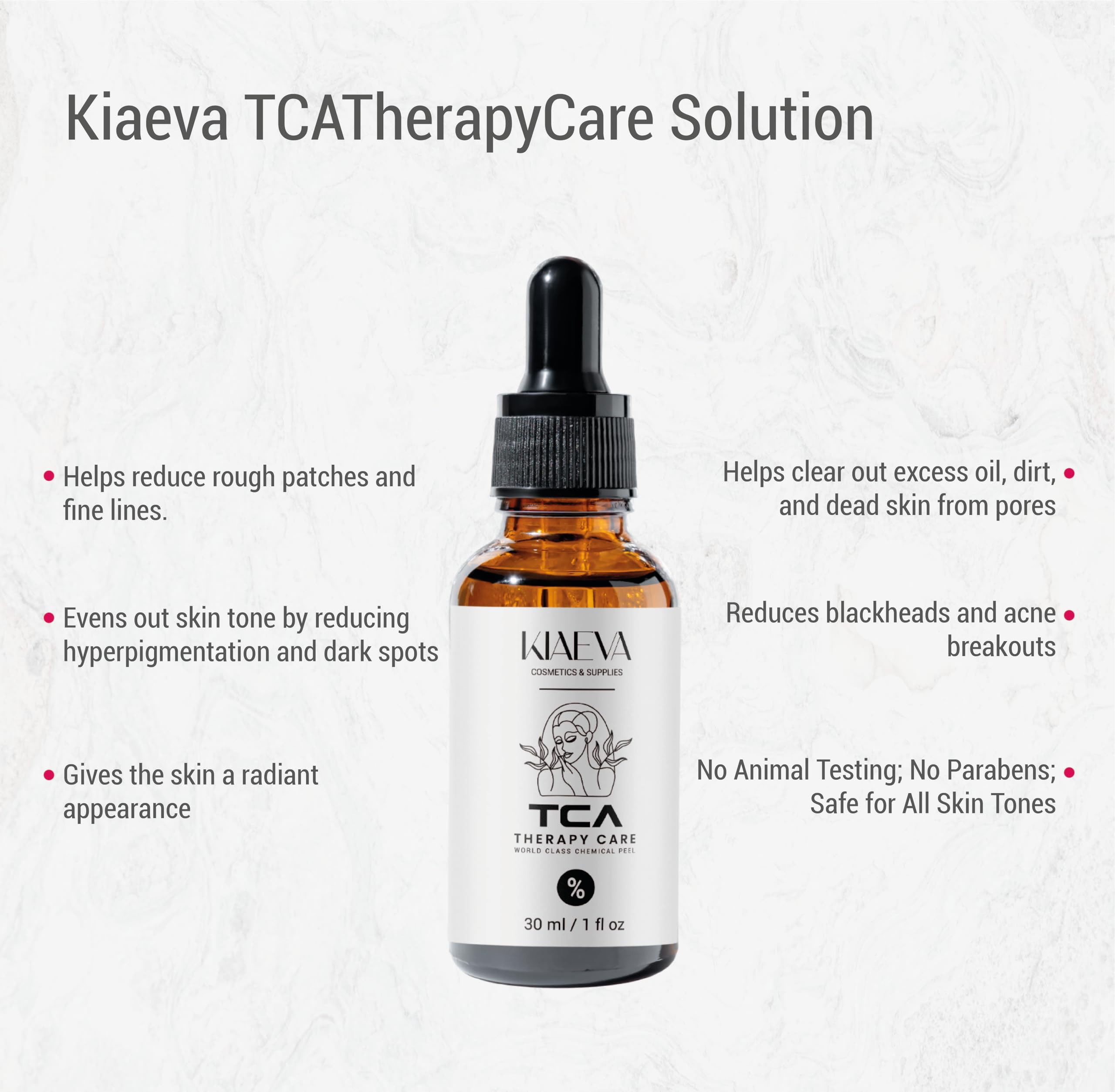 TCATherapyCare Solution Acid Peel 40% (Livello 2 pH 1.9) - Esfoliante, texture e tono della pelle - peeling viso - 30 ml con neutralizzatore (100 ml)