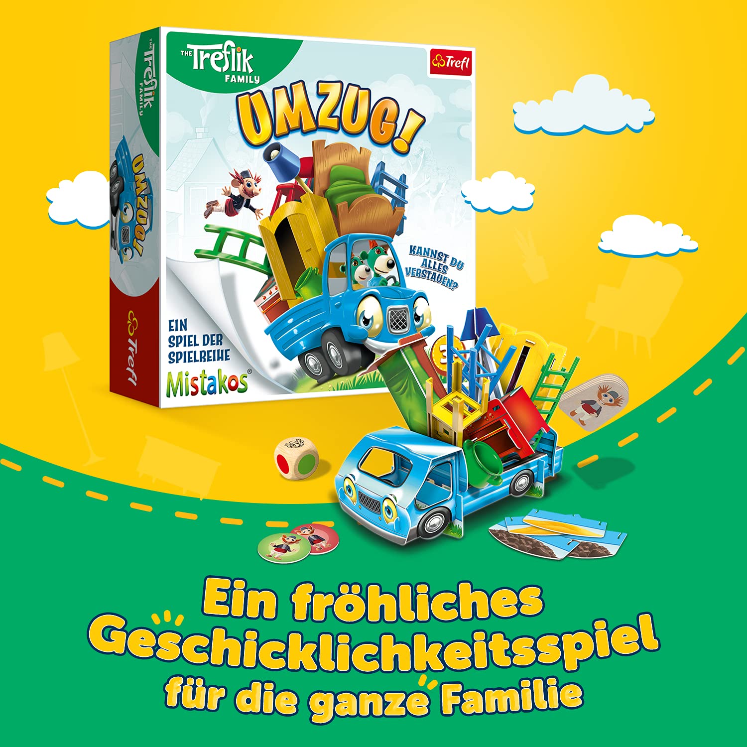 Trefl 02190 Game3 Car Game Moving, Moving!, 260 x 260 x 80 Millimeter - Image 2