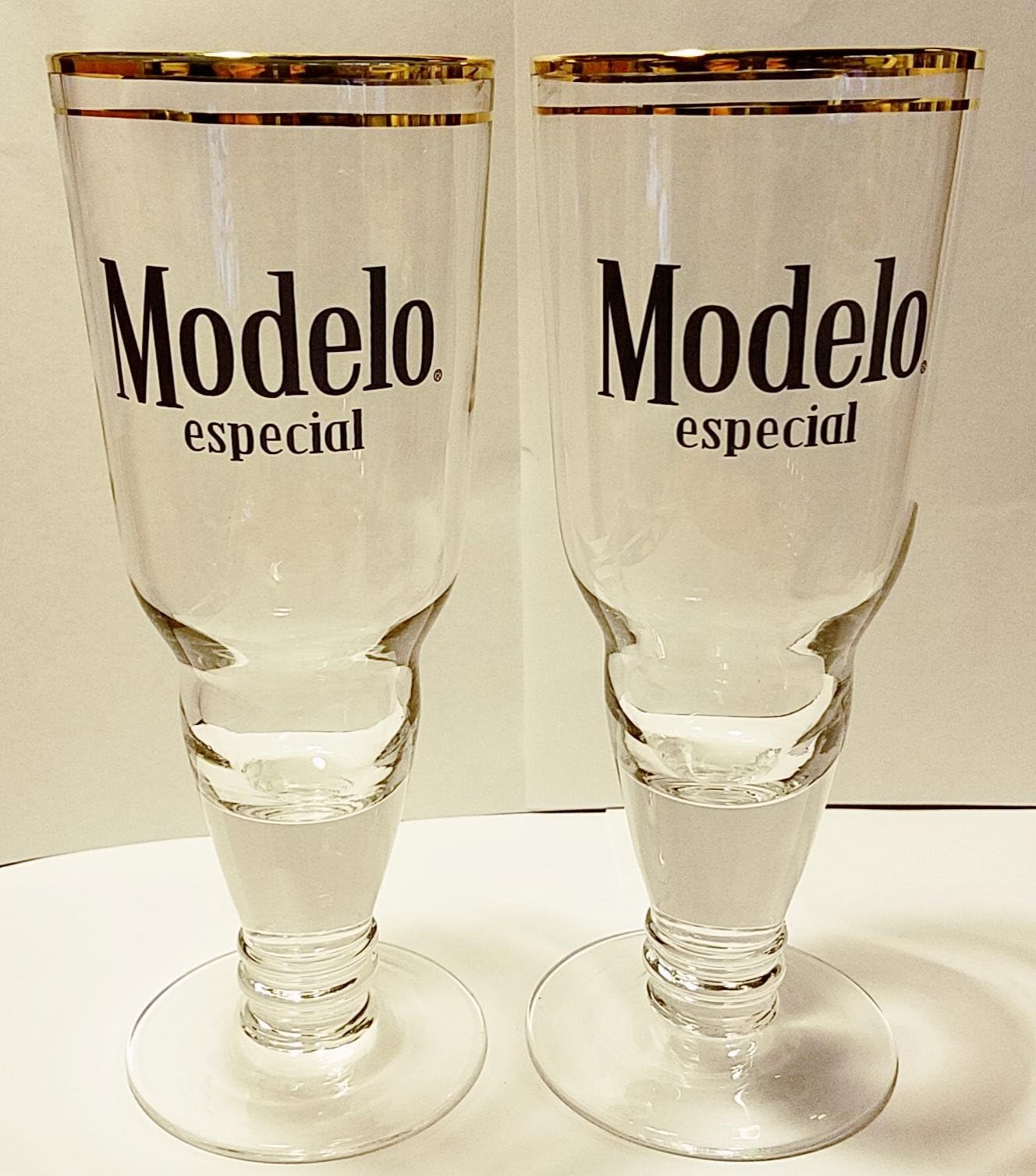 Cerveza Modelo Especial Pint Glass Set of 4 Beer Glasses