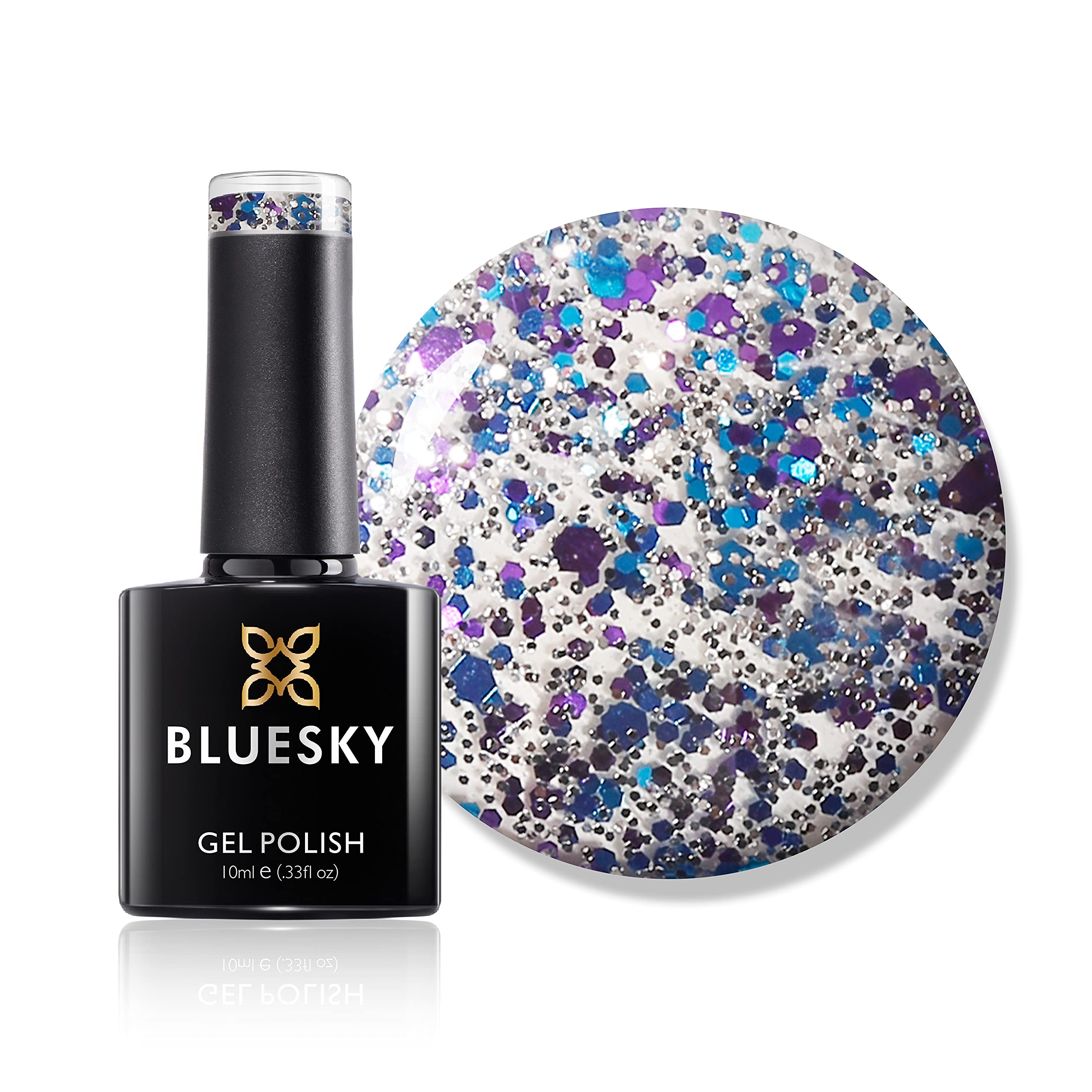 Bluesky Just dance, żelowy lakier do paznokci, 10 ml, 1 opakowanie (1 x 10 ml)