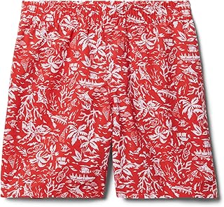 Boys' Big Super Backcast Short, Red Hibiscus Kona, X-Large