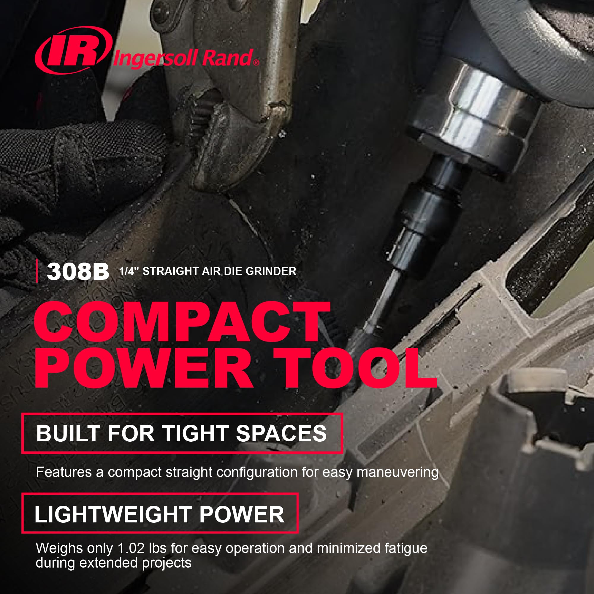 Ingersoll Rand 308B Air Die Grinder - Precision Power -3