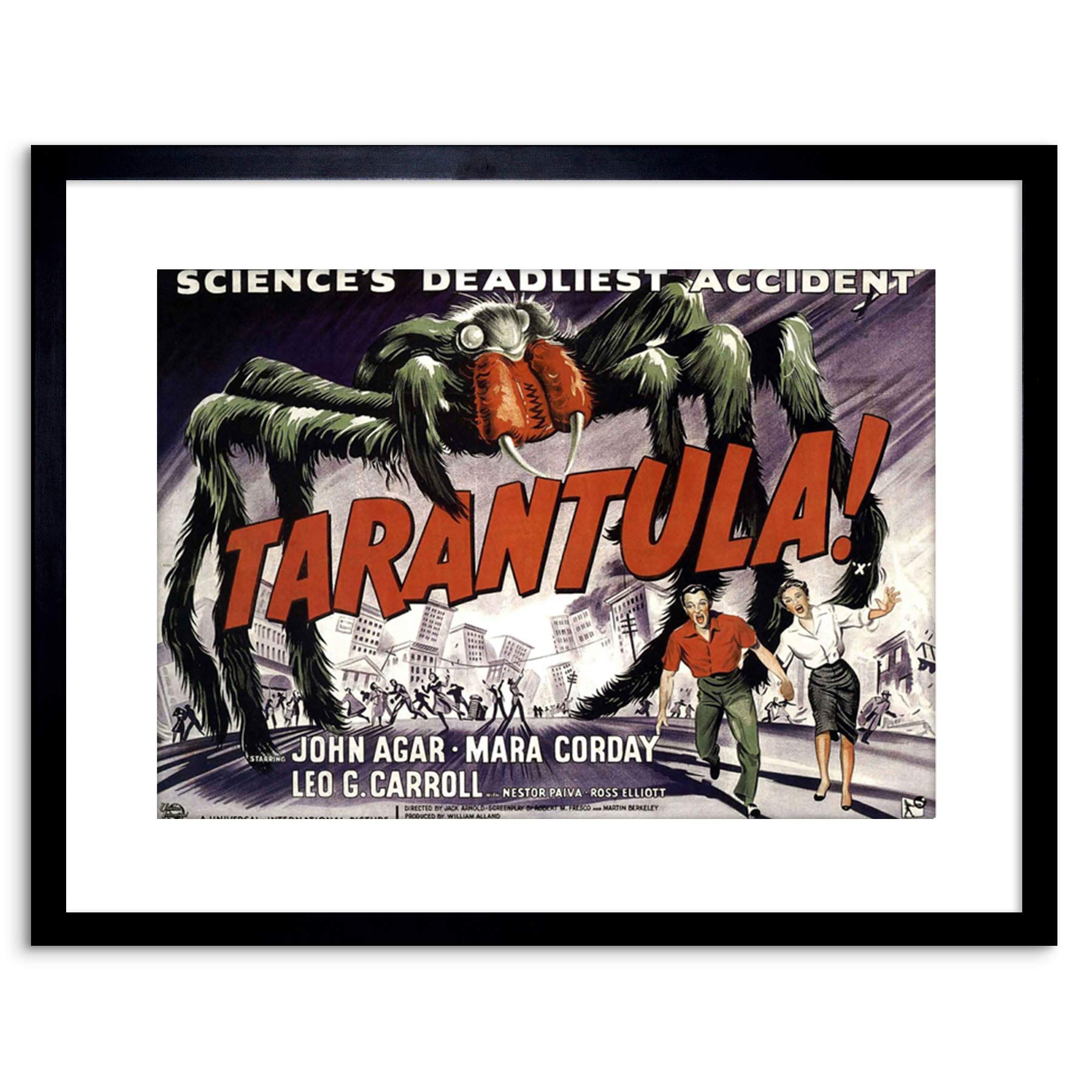Wee Blue Coo MOVIE FILM TARANTULA GIANT SPIDER HORROR FRAMED PRINT F97X4136