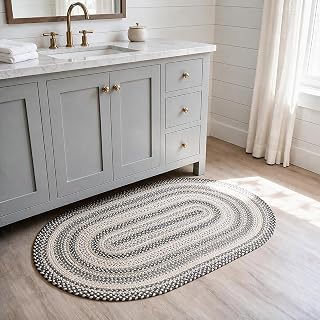 Homespice Birch Oval Braided Rugs Ideal