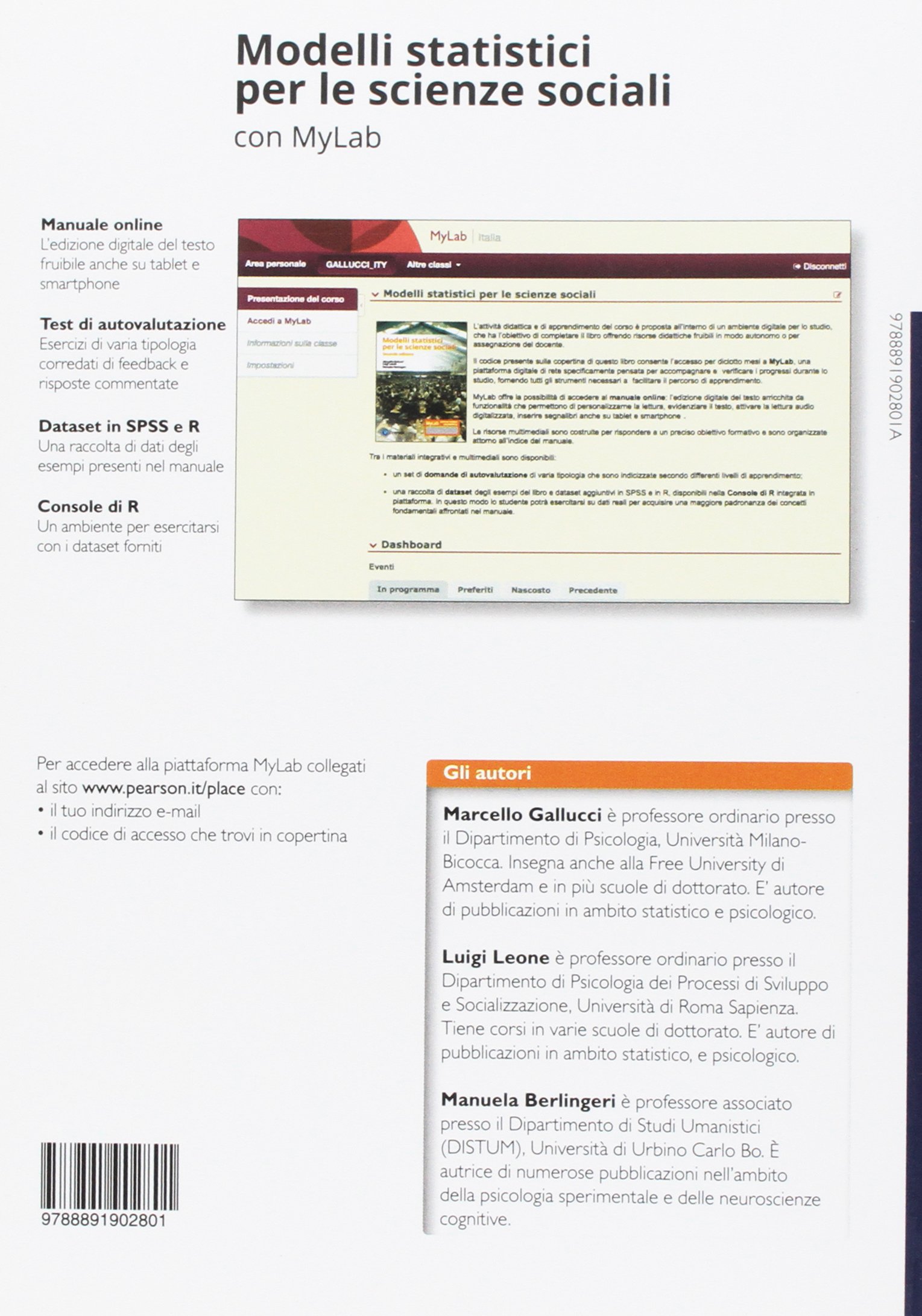 Modelli statistici per scienze sociali. Ediz. mylab. Con eText. Con aggiornamento online