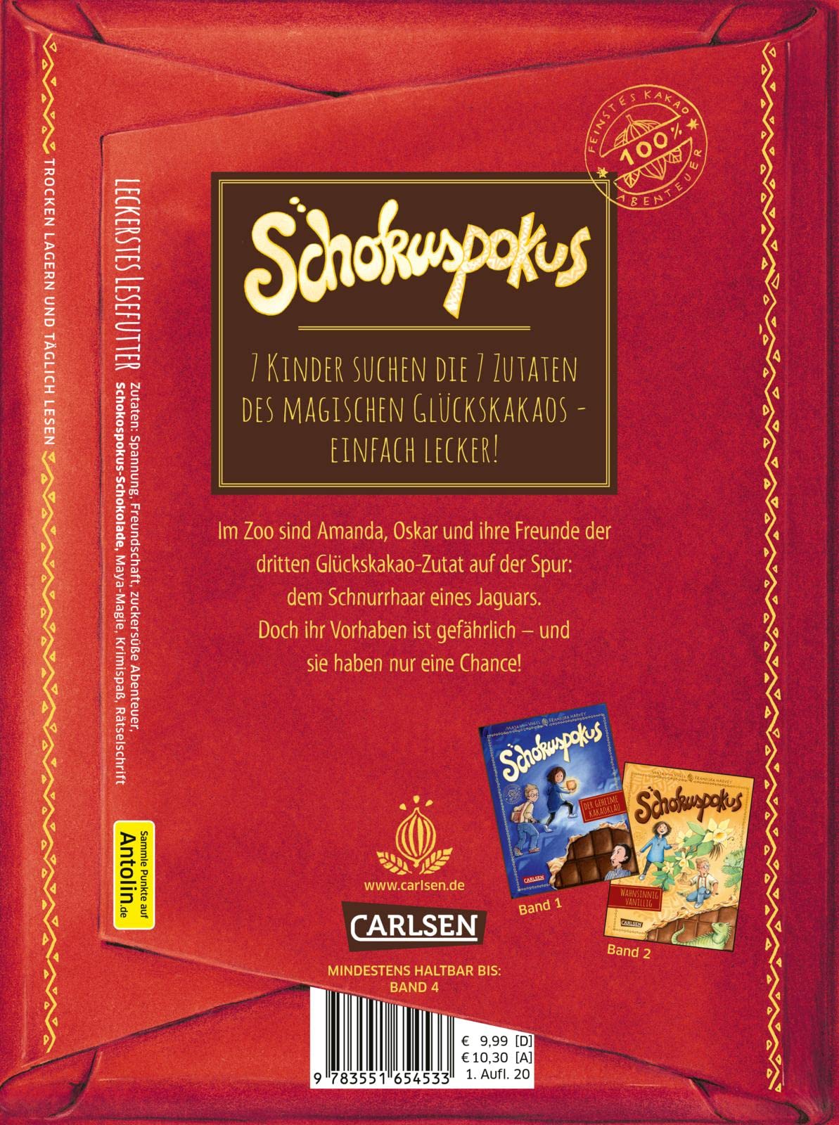 Schokuspokus 3: Das Jaguar-Geheimnis: Spannender Kinderkrimi, mit bunten Bildern und jeder Menge Schoko-Spaß (3)