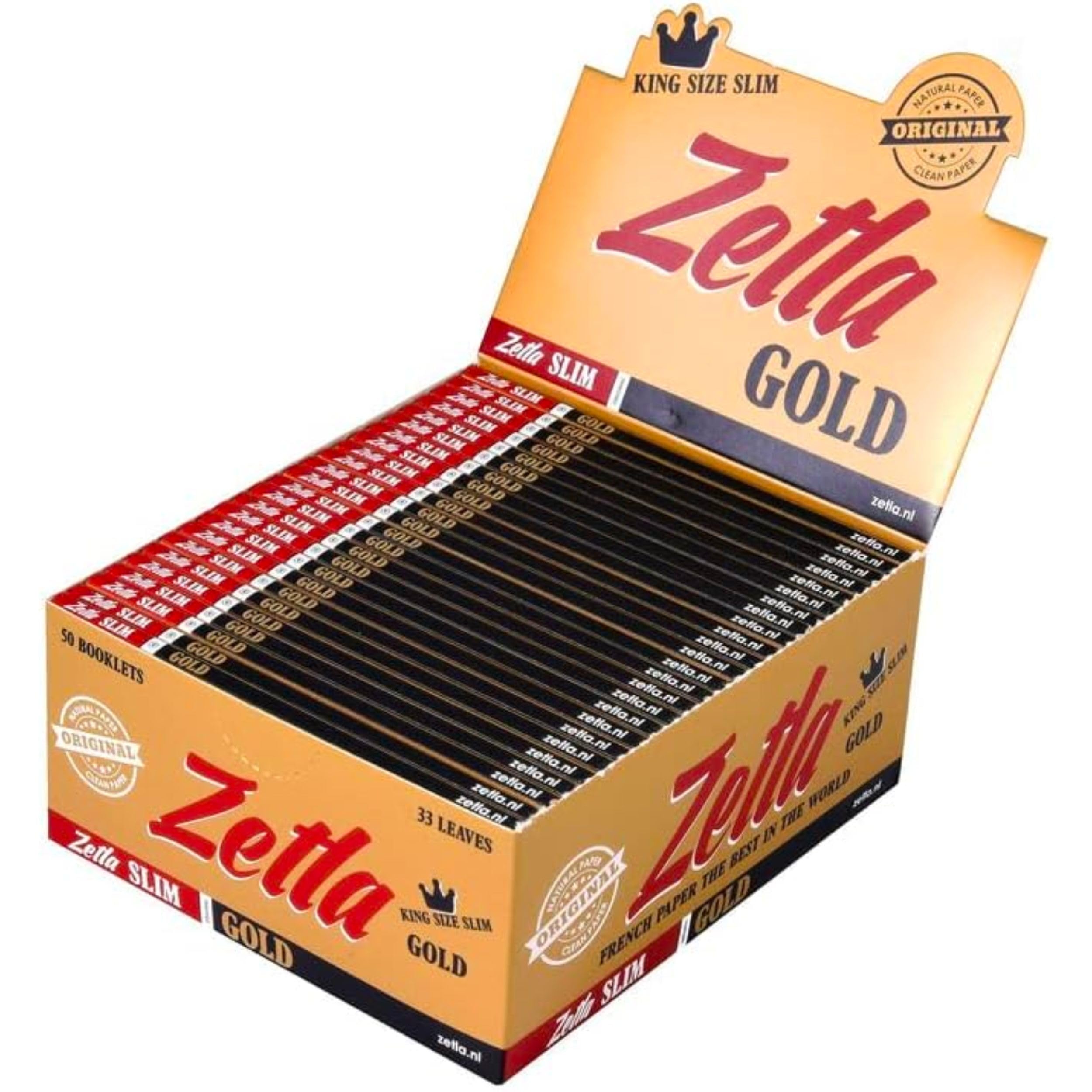 Zetla Bletki Gold Slim - Bletki - 50 paczek