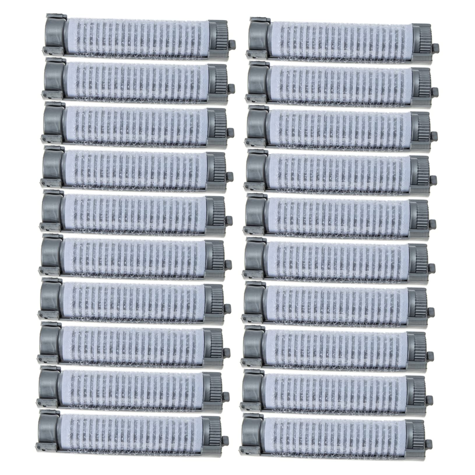 CALLARON Hair Perming Curlers 20pcs Perm Bar Self Grip Hair Rollers for Diy Styling