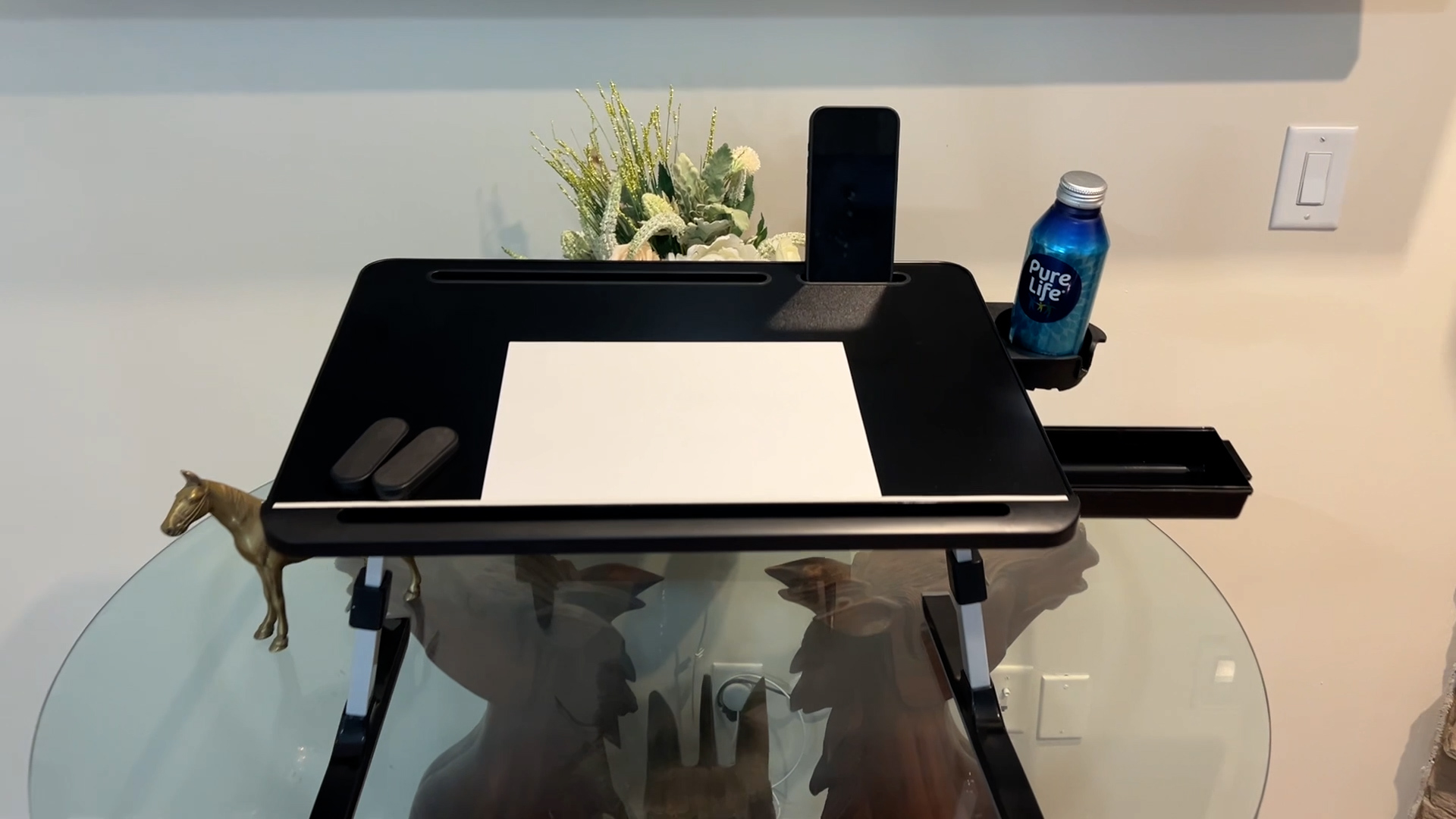 Amazon.com: SONGMICS Bed Laptop Desk, Foldable Bed Desk for Laptop