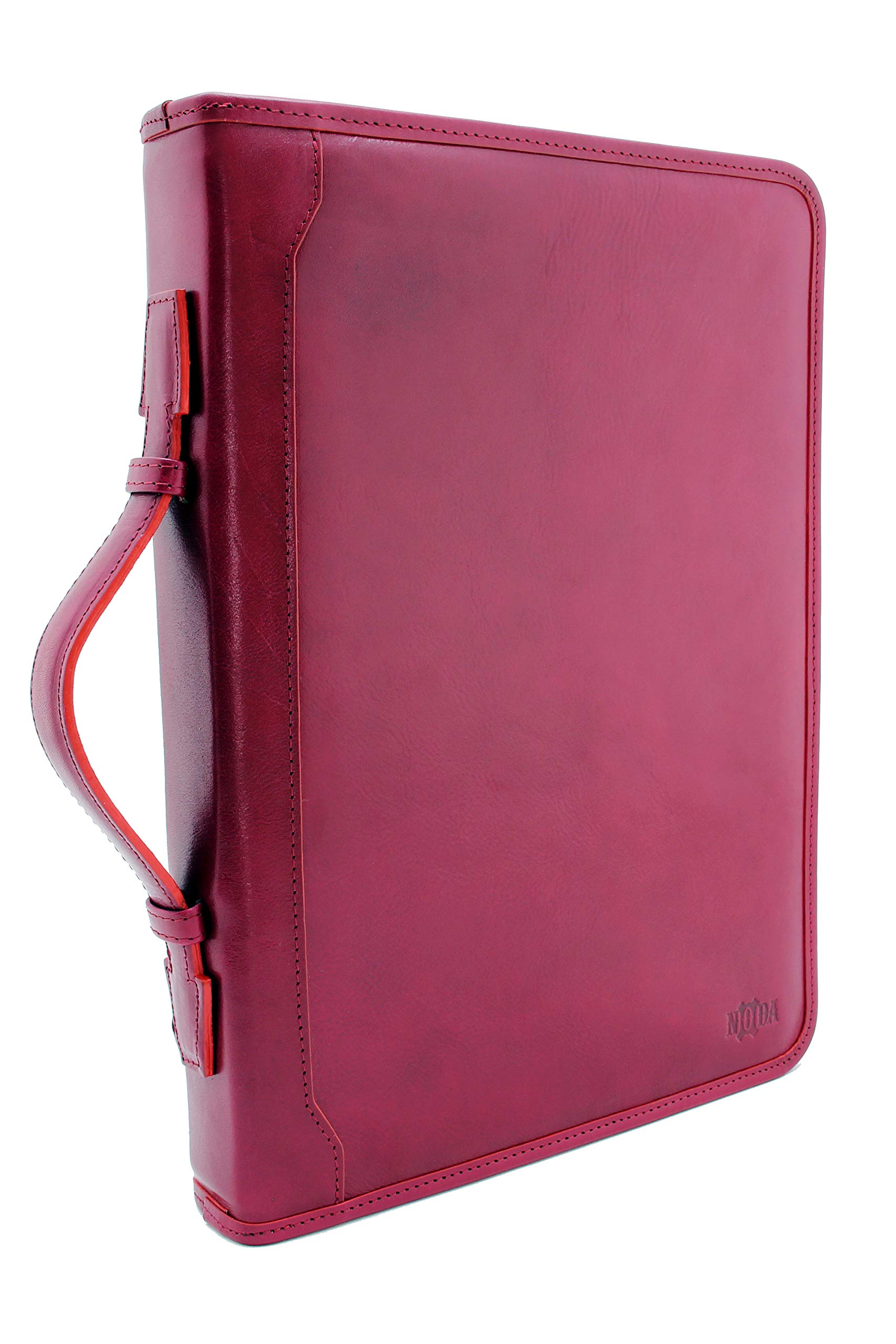 Noda Executive Leather Padfolio 3 raccoglitore ad anelli Professiona