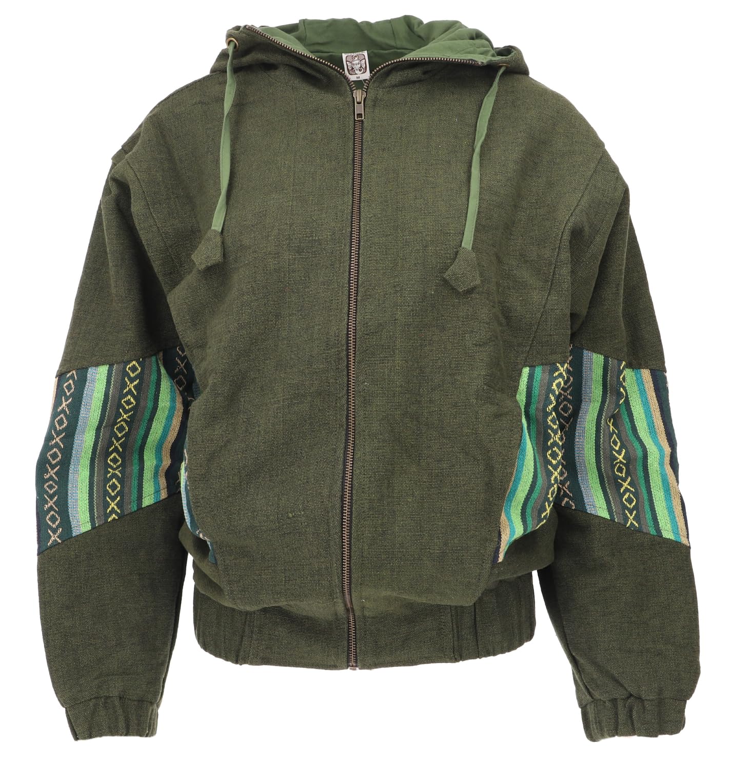 GURU SHOP Giacca unisex Goa con cappuccio, per il tempo libero e le feste