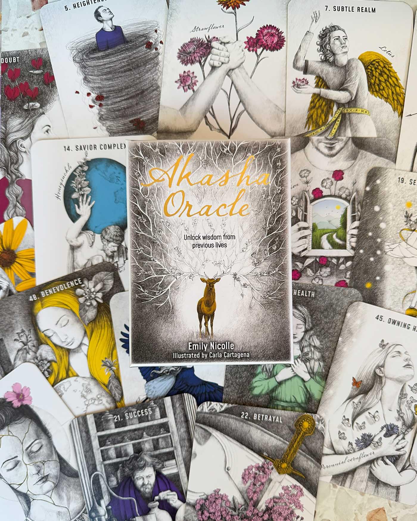 Akasha Oracle: Unlock wisdom from previous lives (Rockpool Oracle)