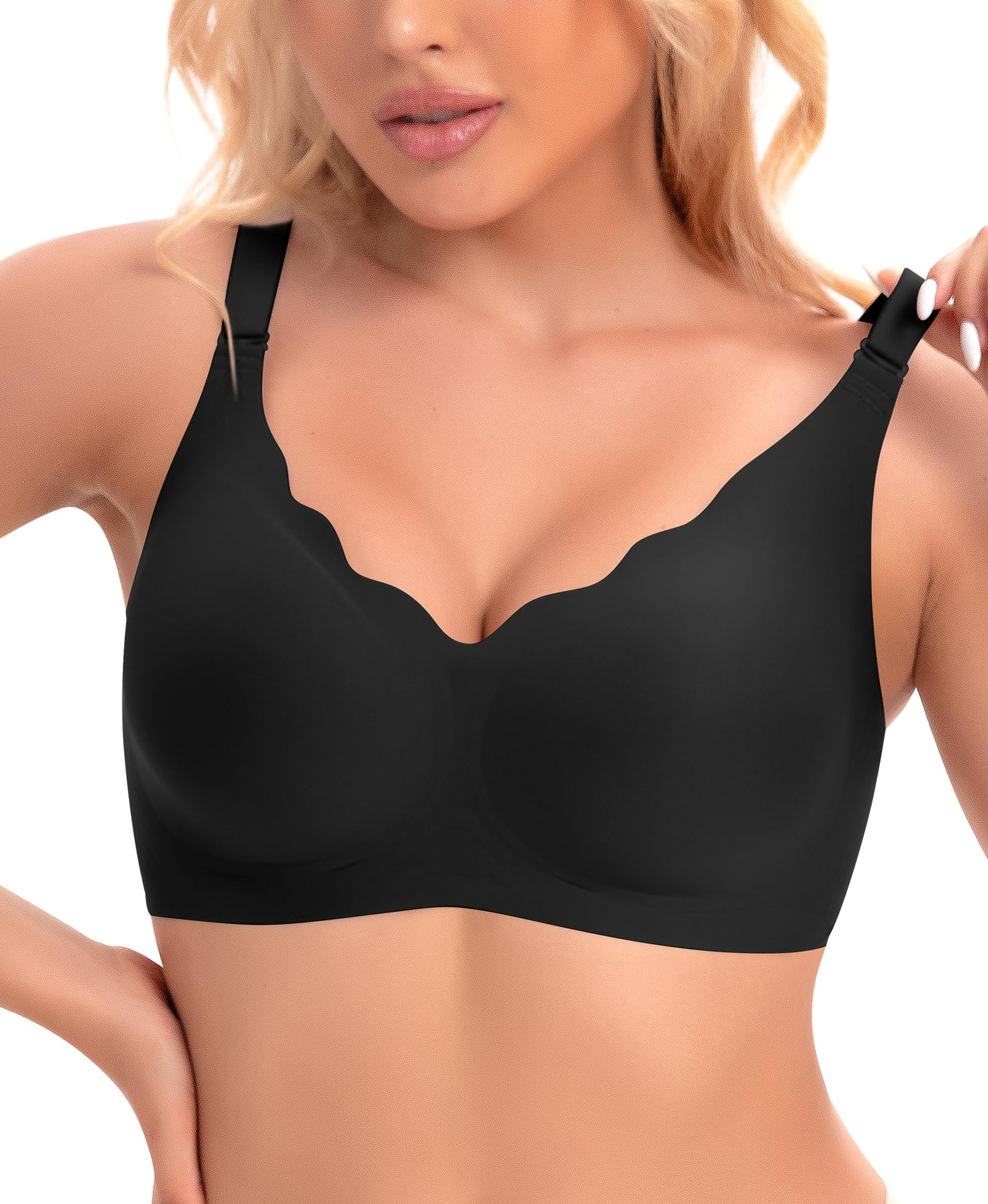 Ganado Damen Nahtloser BH Bügelloser Bequemer BH Bustier Bralette Soft