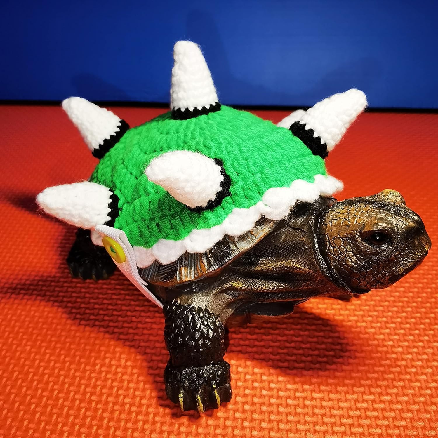Sweater for Turtle Warm Winter Knitted Handmade Sweater Apparel Accessory Halloween Party Cosplay Costume Photo Shoot for Pet Tortoise Turtle (Duojiaoshou, 5XL)