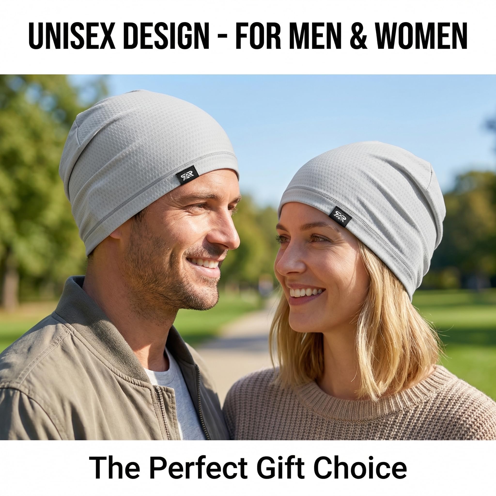 LONGLONG 2 Pack Summer Beanies - Lightweight Breathable Cooling Skull Caps for Women Men Sports & Daily Wear — view 5