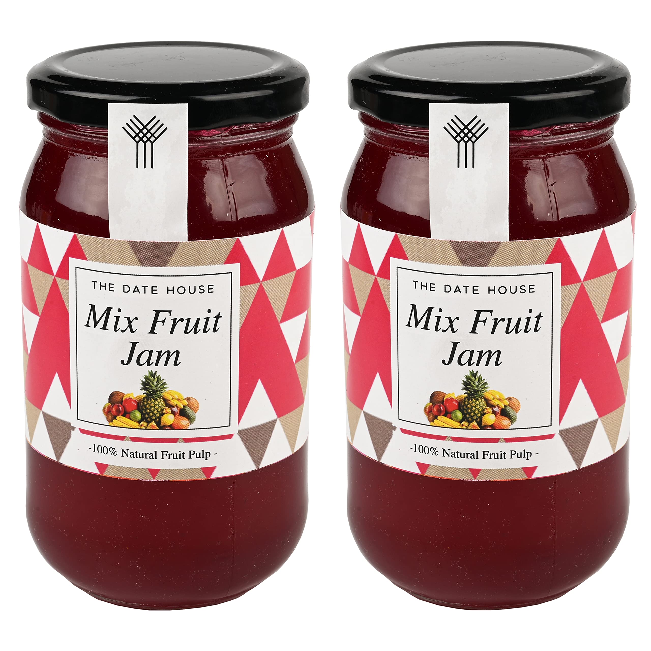 The Date House Mixed Fruit Jam | Mixed Fruit Jam | Healthy & Delicious | Best for Roti, Bread, Biscuits | No artificial preservatives or flavors | 100% Plastic Free Packaging - 500gm - Pack of 2 (B09SVBL5K9) Amazon Price History, Amazon Price Tracker
