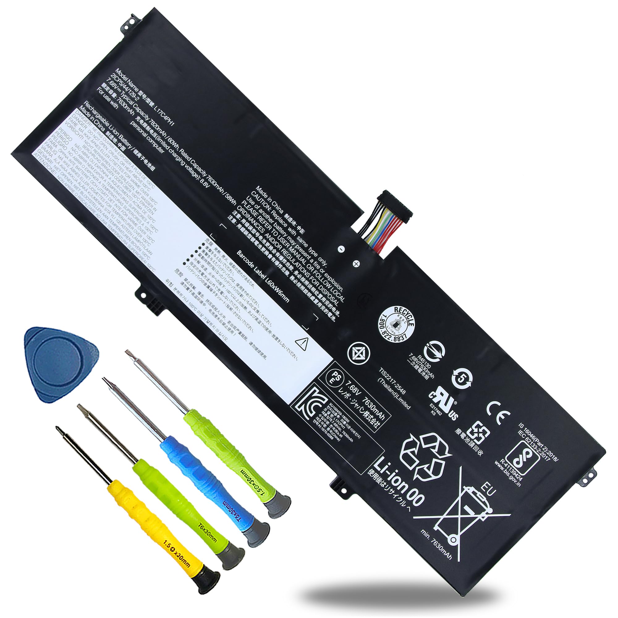 Amazon.com: L17C4PH1 L17M4PH1 L17M4PH2 L17L4PH2 Battery for Lenovo