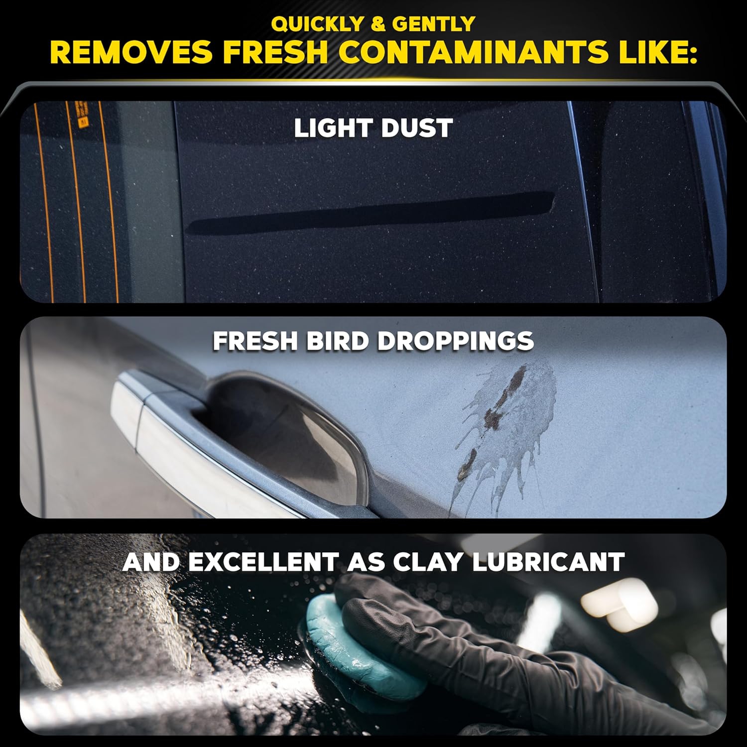 Meguiar's Quik Detailer Mist & Wipe - Easy to Use Car Spray Detailer Lifts Light Dust, Fingerprints, Smudges, and Fresh Contaminants - Perfect to Enhance Shine and Protection Between Washes, 16 Oz