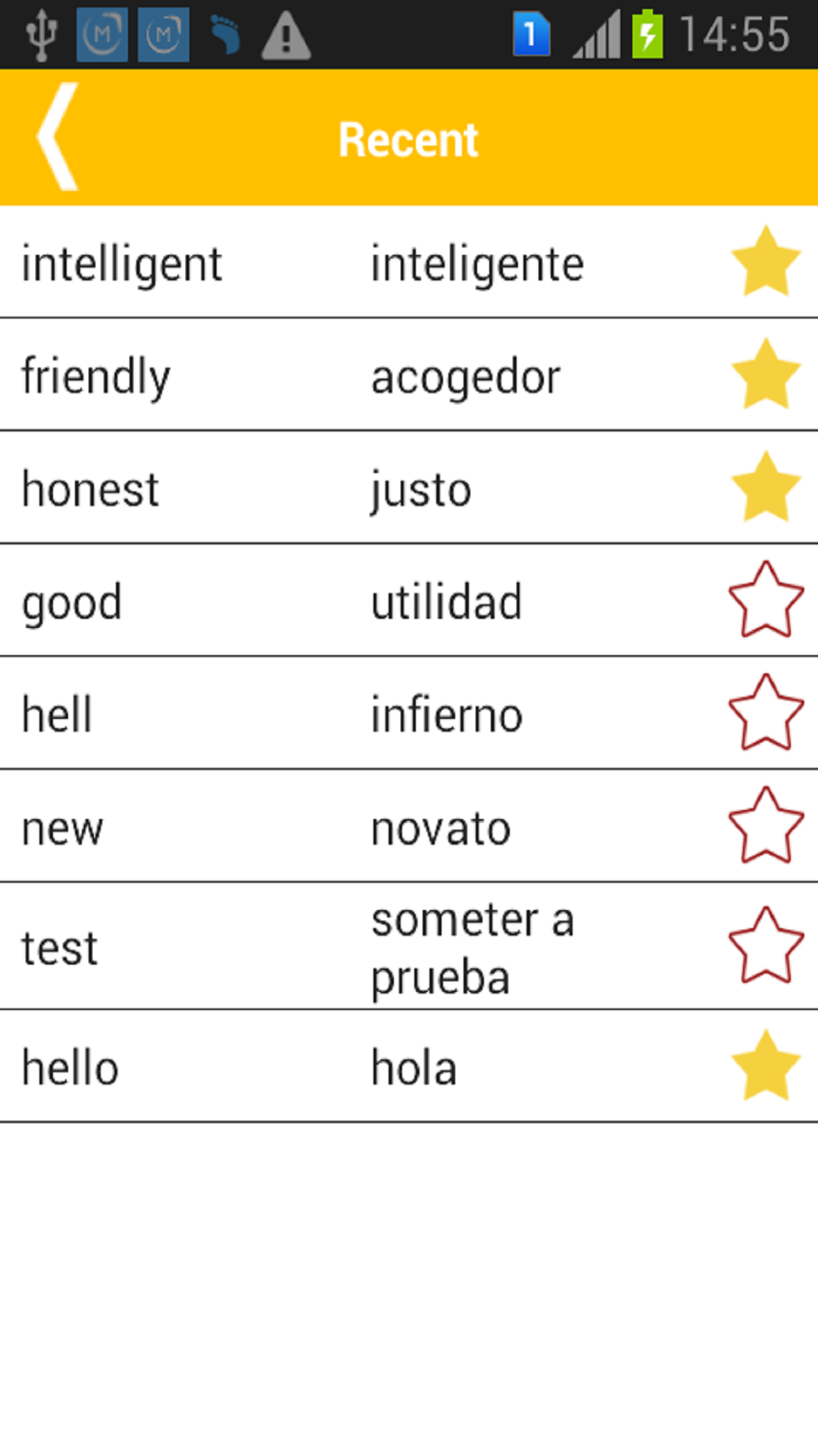 English To Spanish Dictionary App on Amazon Appstore