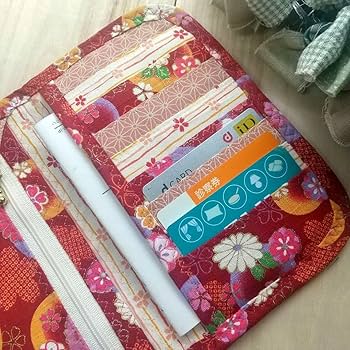 赤系パッチワークポーチ ハンドメイド作家、キルト和さんのポーチをご紹介 | 色彩101