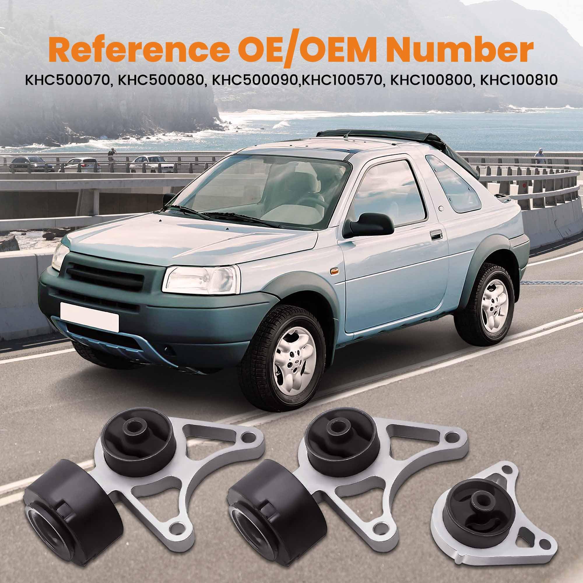maXpeedingrods 3x Supporto Differenziale for Land Rover Freelander 1 1996-2006 Posteriore