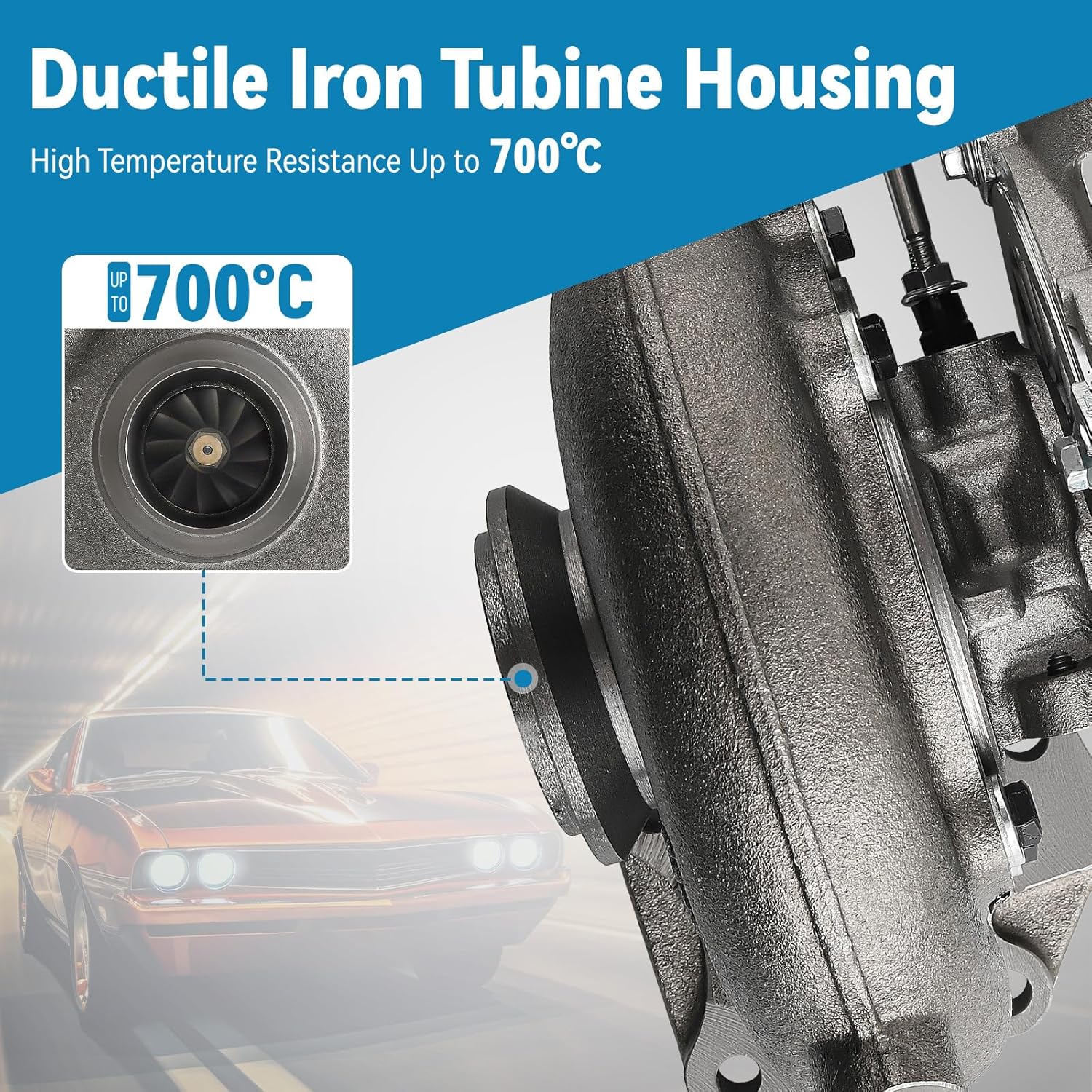 BFO GT2056V Turbocharger Turbo Kit for Jeep Cherokee 2.8L 2004-2007, for Jeep Liberty 2005-2006