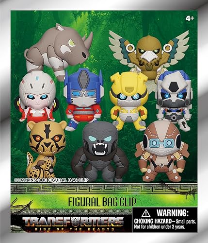 Hasbro Transformers Rise of the Beasts - Clip para bolsa de espuma 3D 1 personaje aleatorio