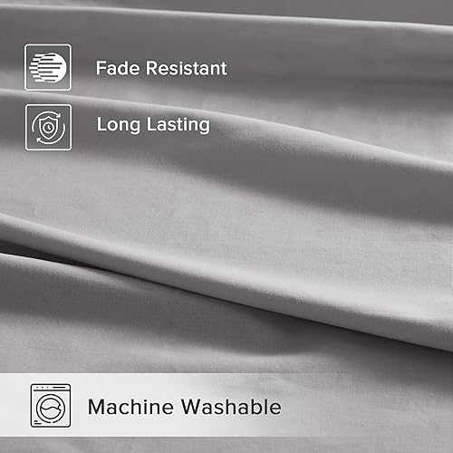 Vista 292 de Comfort Spaces - Sábanas con fundas de almohada Gris diamante