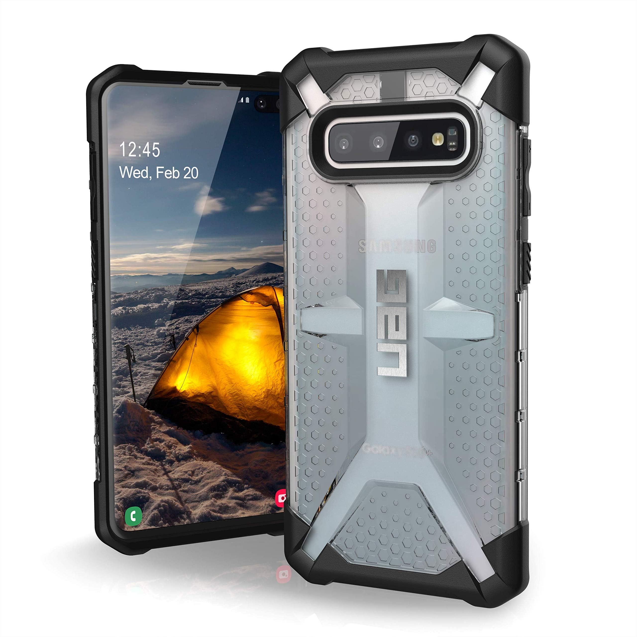 UAG Samsung Galaxy S10 Plus [6.4-inch Screen] Plasma [Ice] Military Drop Tested Phone Case