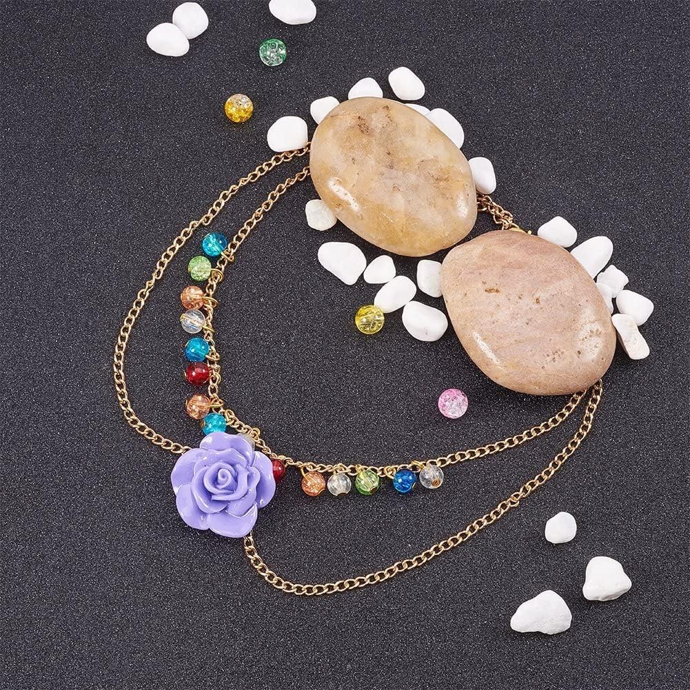 PH PandaHall 200pcs 10 Style Tibetan Silver Glue-on Flat Pad Bails Metal Alloy Necklace Clasp Pendant Connectors for Earring Necklace Jewelry Making - Image 8