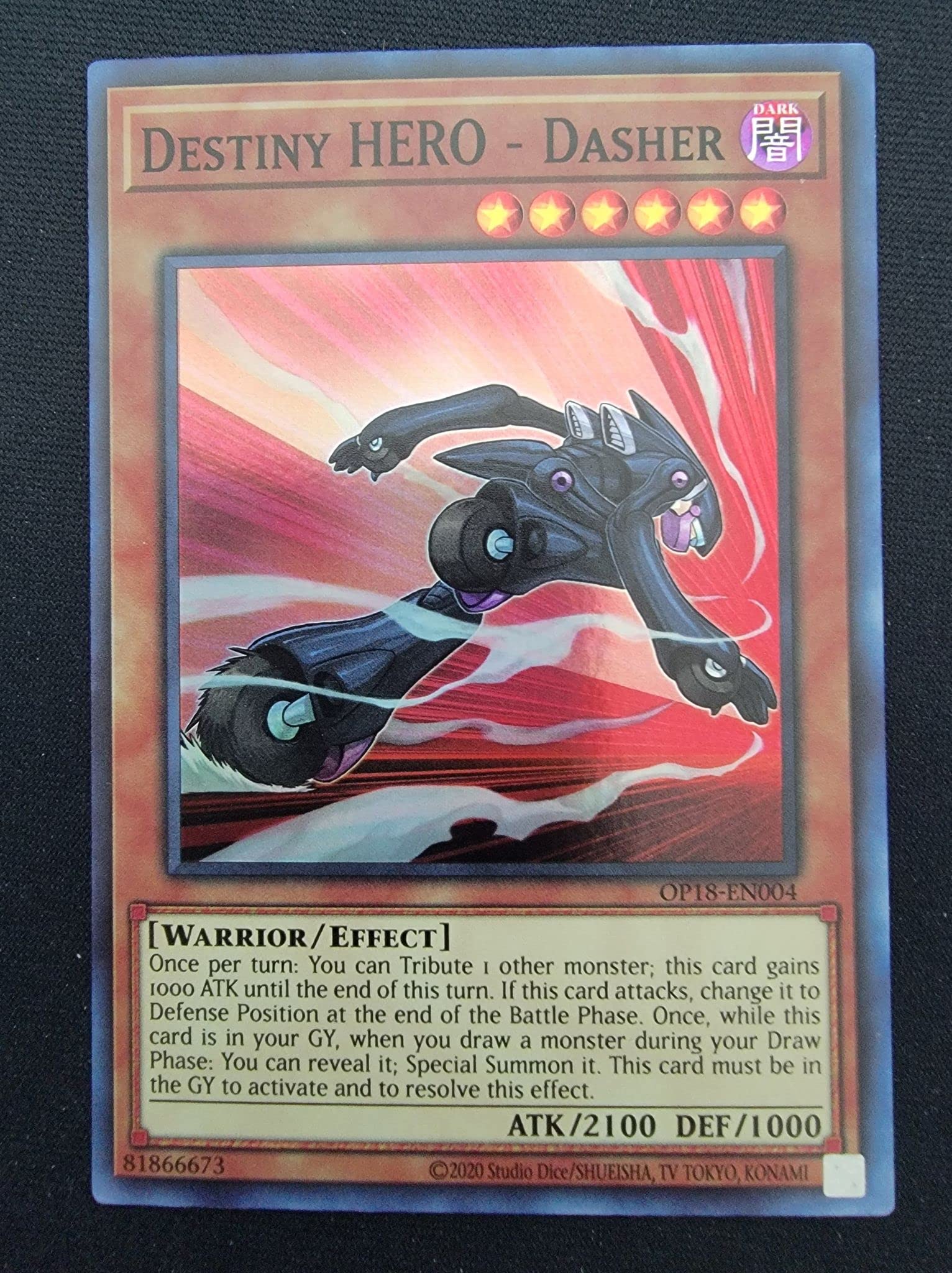 Amazon.com: Destiny Hero Dasher - OP18-EN004 - OTS Tournament Pack 18