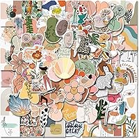 Vista 1 de 200 calcomanías para botellas de agua para niños, lindas calcomanías para botellas de agua, vinilo impermeable, bohoestético, paquete de calcomanías