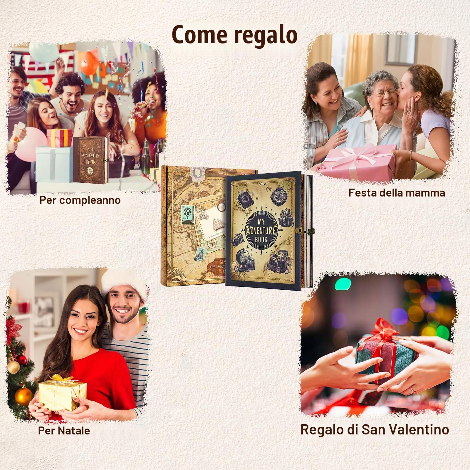 My Adventure Book Album fotografico(Viaggio blu)