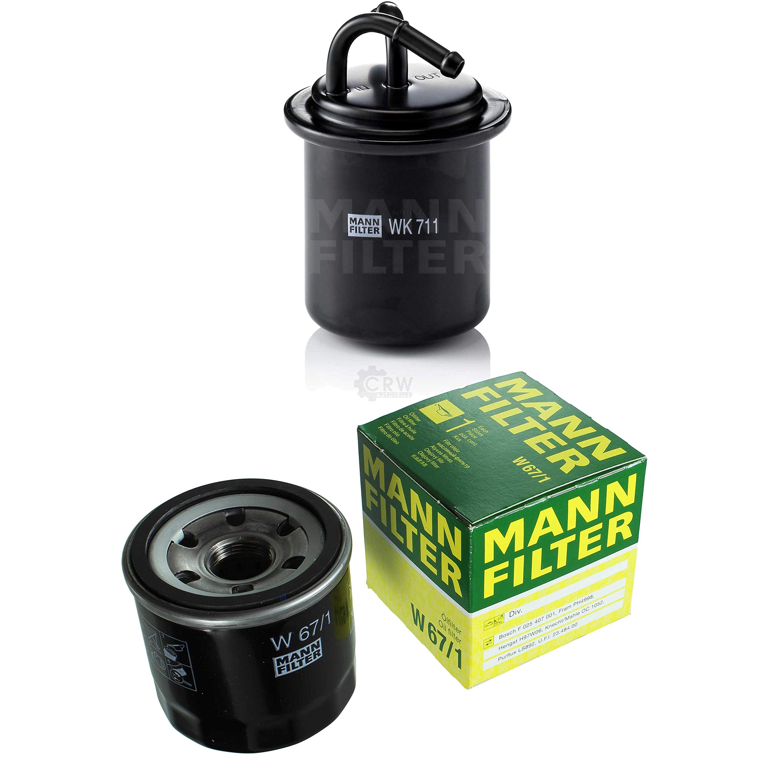 MANN-FILTER - Kit de inspección para filtro de combustible y filtro de aceite