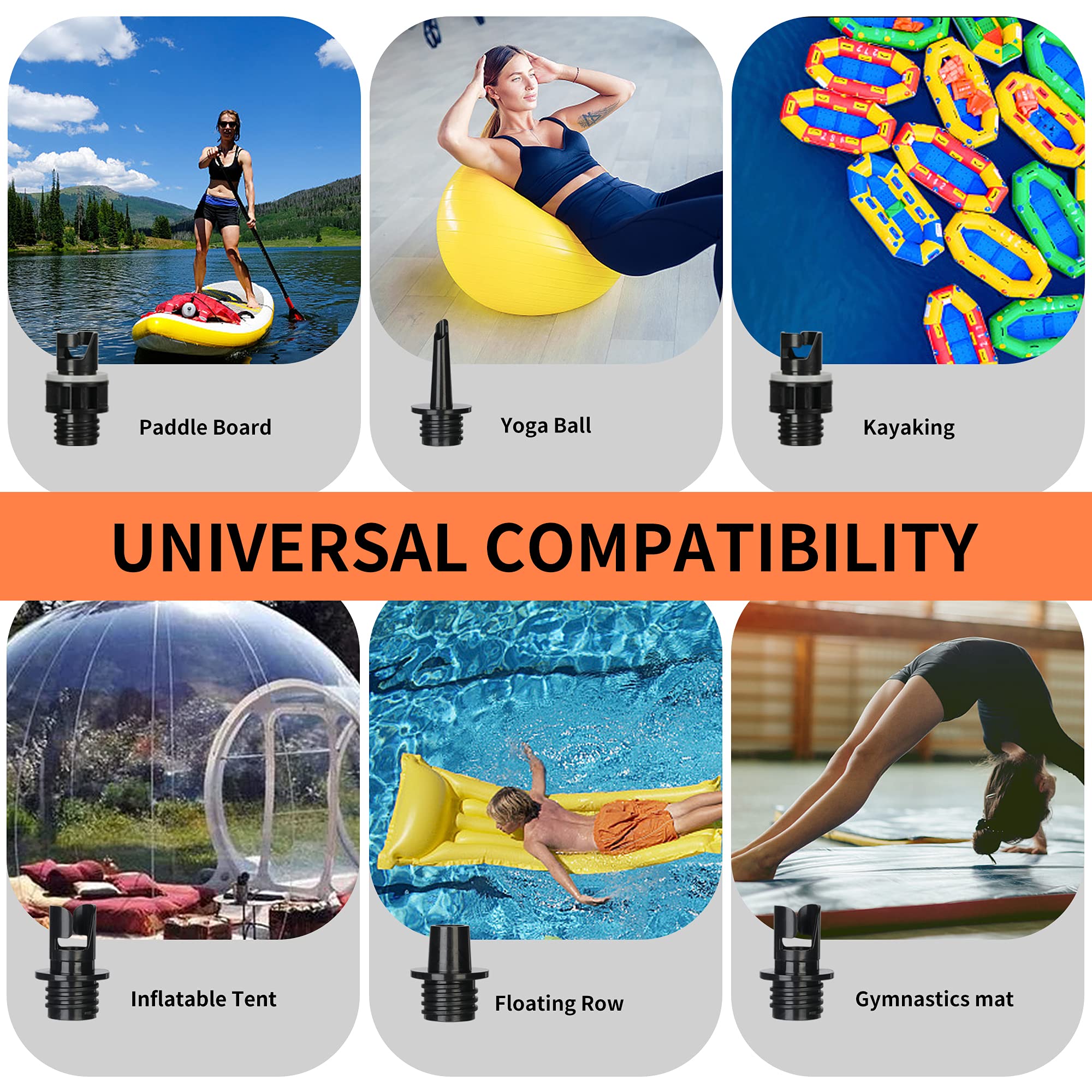 Tonsim Sup Pumpe Elektrisch – 20 PSI Hochdruck elektrische Luftpumpe sup 12V DC 110W mit Auto-Stopp für Aufblasbare Stand Up Paddle Boards, Kajaks, Boote, Zelte, Matratzen Tonsim Sup Pumpe Elektrisch – 20 PSI Hochdruck elektrische Luftpumpe sup 12V DC 110W mit Auto-Stopp für Aufblasbare Stand Up Paddle Boards, Kajaks, Boote, Zelte, Matratzen