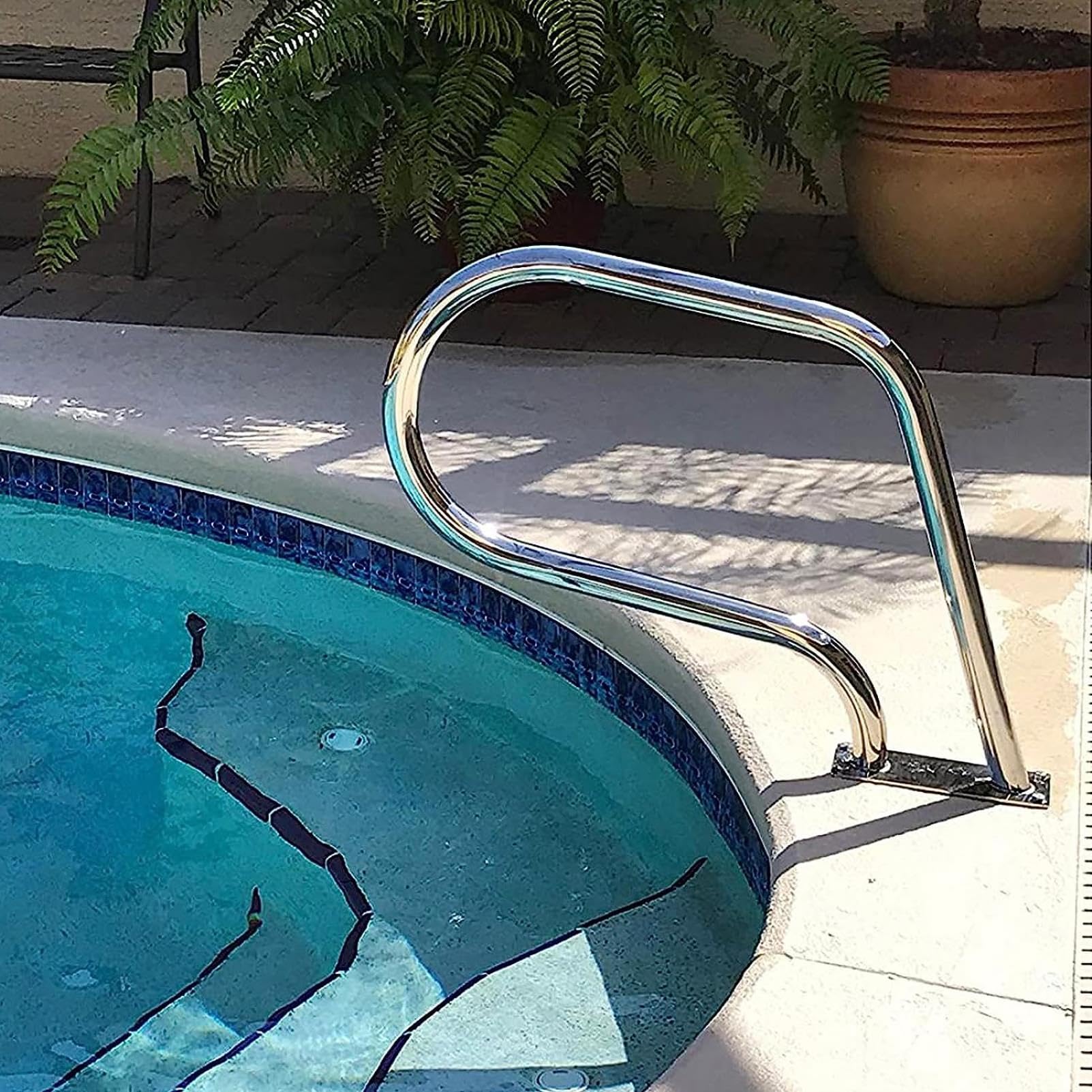 Pool Handlauf Edelstahl 304 – U-förmig, Rutschfester Griff, 81x58 Cm, Für Schwimmbecken & Spa