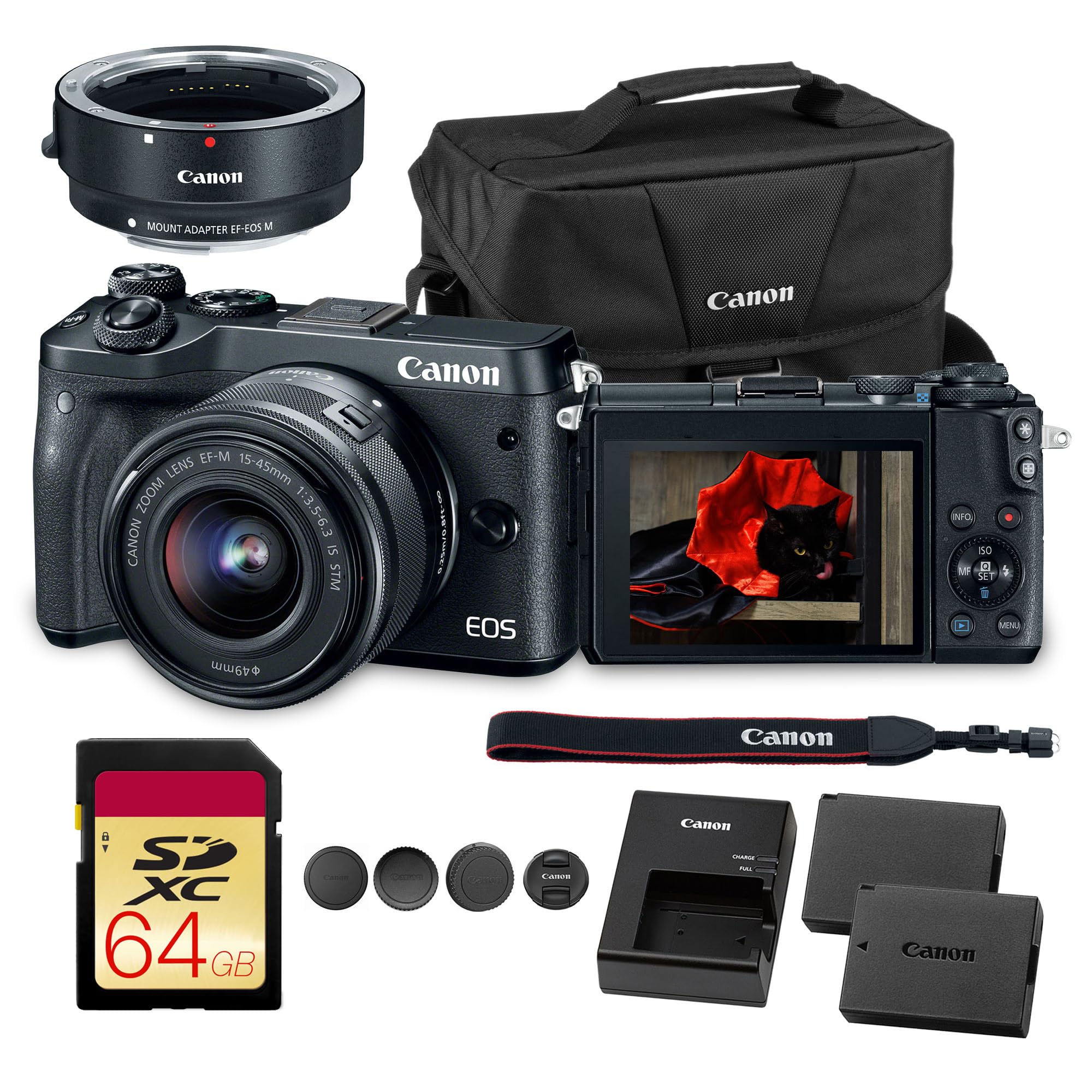 Canon EOS M6 Mirrorless Camera  / キヤノン EOS M6 ミラーレスカメラ キヤノン、ミラーレス一眼「EOS M6」の発売日を4/20に決定 - 価格.com