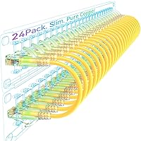 Sokqovt Cavi patch Cat6a Slim da 0,6 m (confezione da 24)