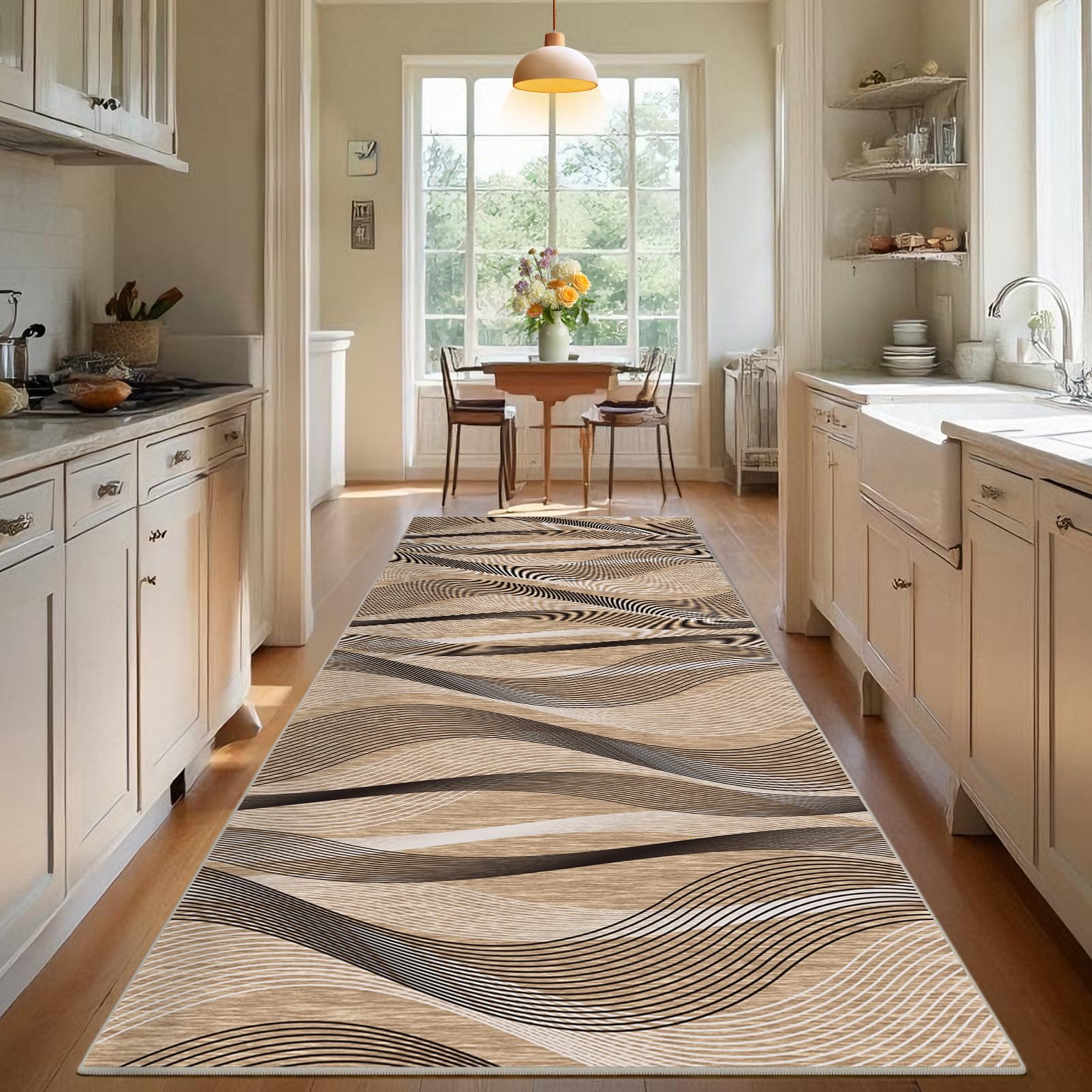 Long Runner Rug for Hallway, Washable Carpet Runner Rug for Kitchen, Non-Slip Extra Long Entryway Runner Rug, Laundry Bedroom Room Rug Runner, Long Hallway Hall Runner Narrow Rugs 40 x 160 cm