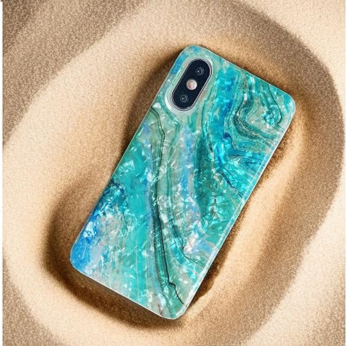 Miniatura 6 de Funda para iPhone Xs, para iPhone X, para niñas, mujeres y hombres, carcasa con purpurina nacarada, brillante, delgada, suave, funda protectora de