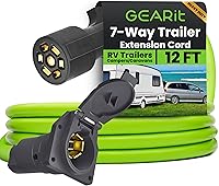 Vista 14 de GEARit - Cable de enchufe en línea para remolque de 7 vías (16 pies) con caja de conexiones de 7 salidas - Arnés de cableado resistente a