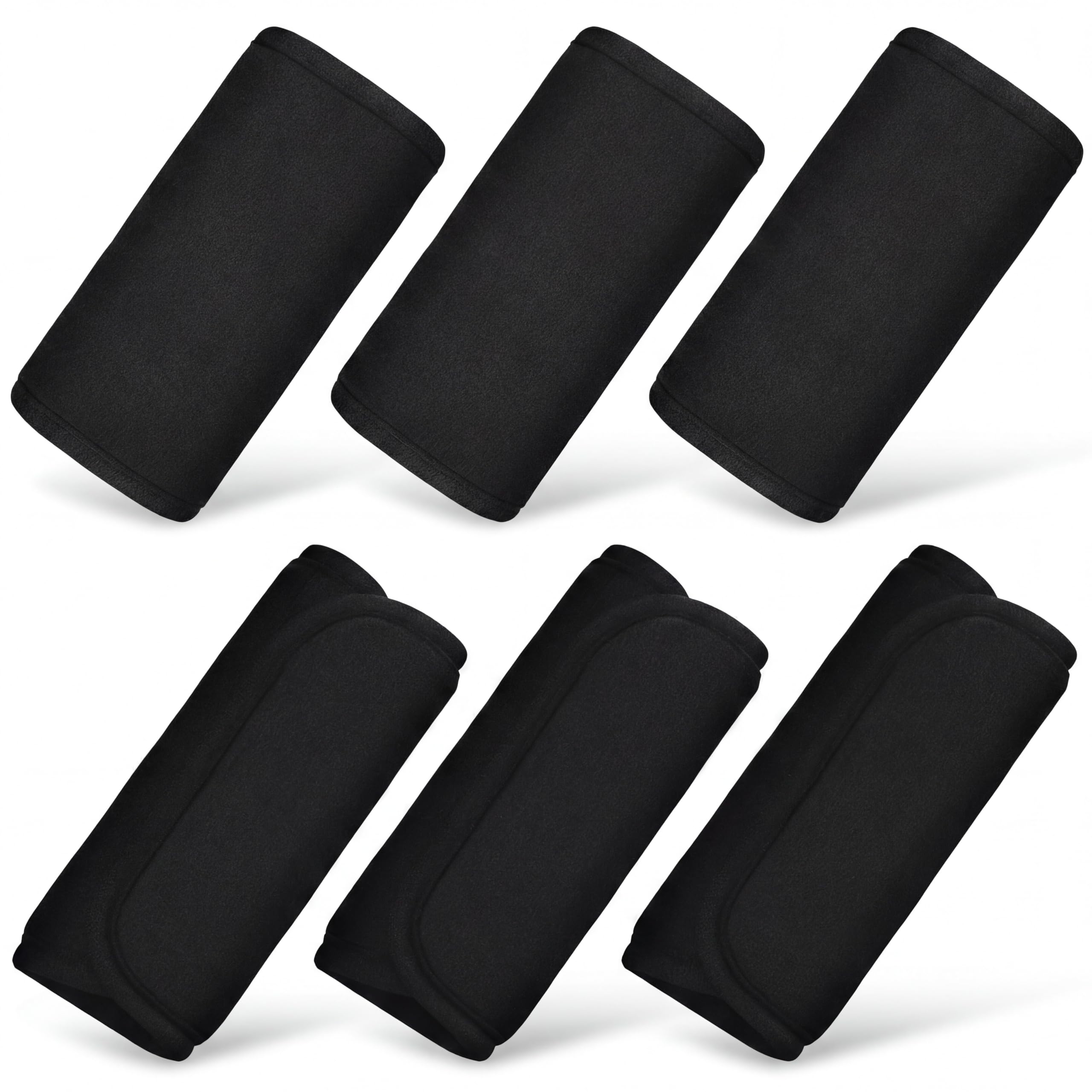 Riakrum 6 Pieces Car Seat Strap Pads Covers for Baby Kids, Carseat Strap Covers Shoulder Pads, Soft Seat Belt Cover for Infant Stroller Safety Belt
