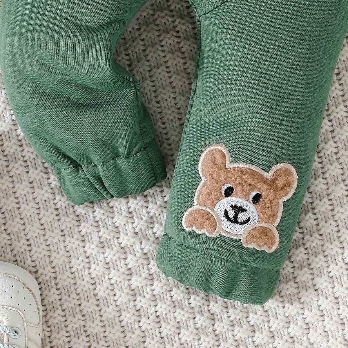 Bébé Garçon Vêtement Bloc de Couleur/Lettre Imprimée Sweat-shirt+ Couleur Unie Pantalon pour Bébé Automne Printemps 2 Pièces Ensemble
